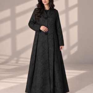 Jacquard Quarter-Kloosh Abaya 1007 from Jelena Abaya.