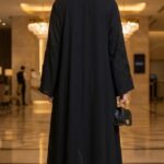 عباية قماش انترنت نص كلوش - 1035