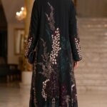 عباية ملونة ربع كلوش - 1036