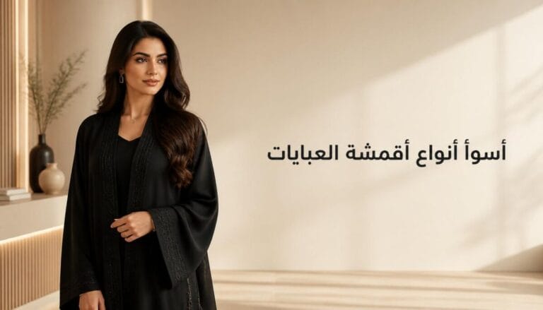 أسوأ أنواع أقمشة العبايات: دليلِك لتجنب الاختيارات الخاطئة