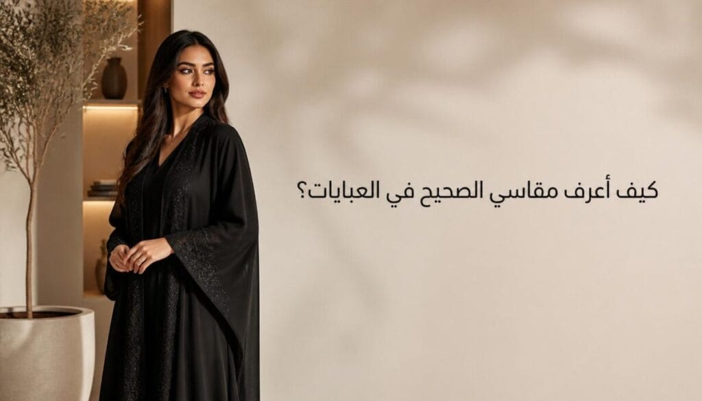 كيف أعرف مقاسي الصحيح في العبايات؟