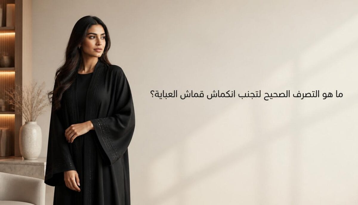 ما هو التصرف الصحيح لتجنب انكماش قماش العباية؟